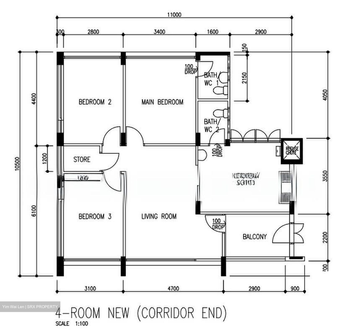 Blk 641 Yishun Street 61 (Yishun), HDB 4 Rooms #594619751